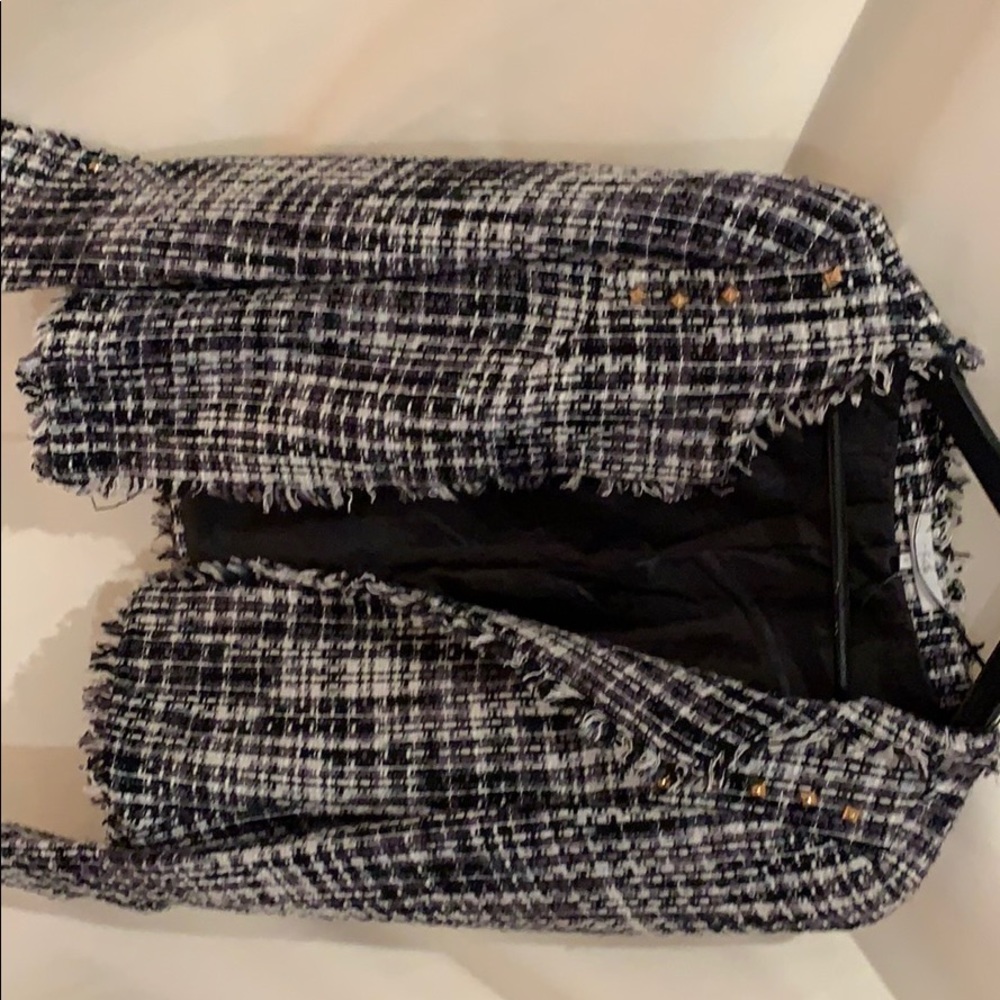 Blazer black and white